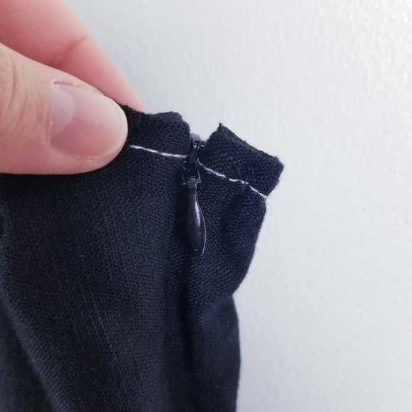 Zara Short Black Jumpsuit with Topstitch Lace Romper NWT, size Small - Picture 11 of 14